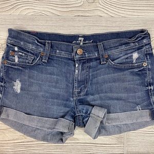 7 For All Mankind Denim Shorts